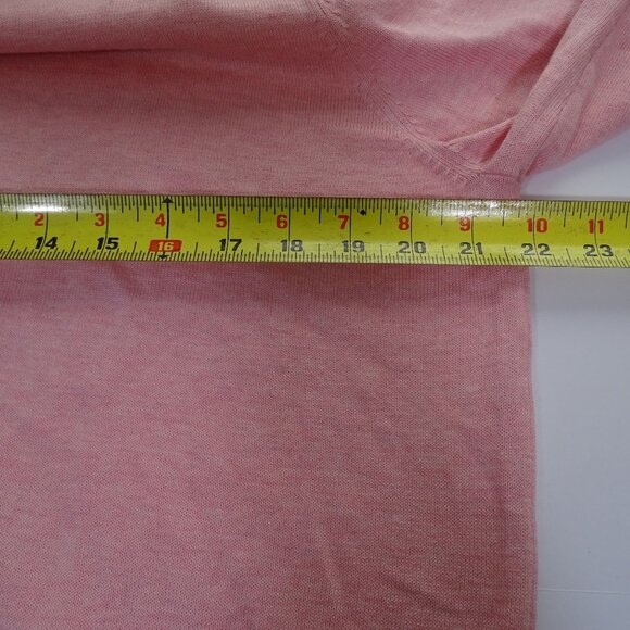 Brooks Brothers V-Neck Sweater Pink Men Size L Preppy Classic Supima Cotton - Picture 9 of 11